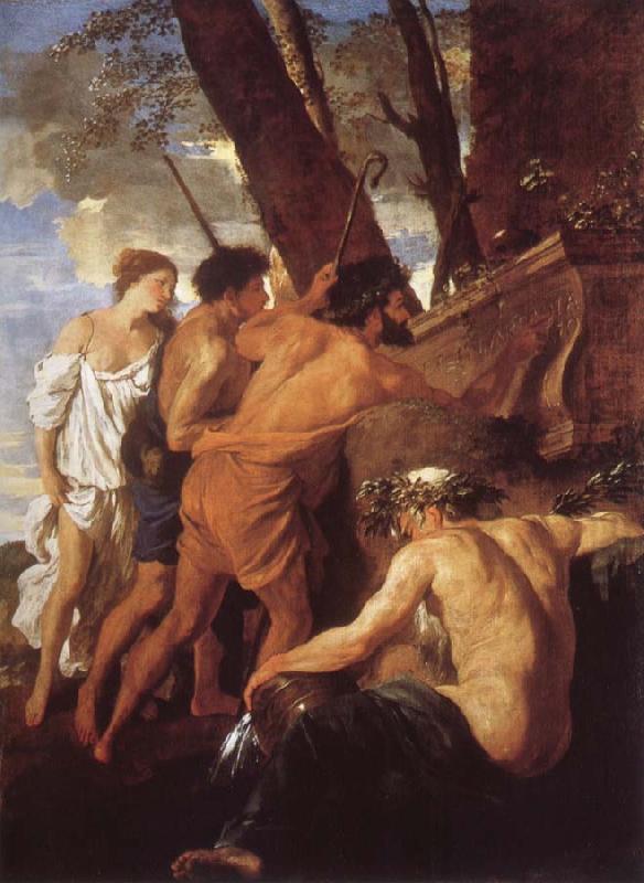 Nicolas Poussin Eats in Arcadia ego china oil painting image
